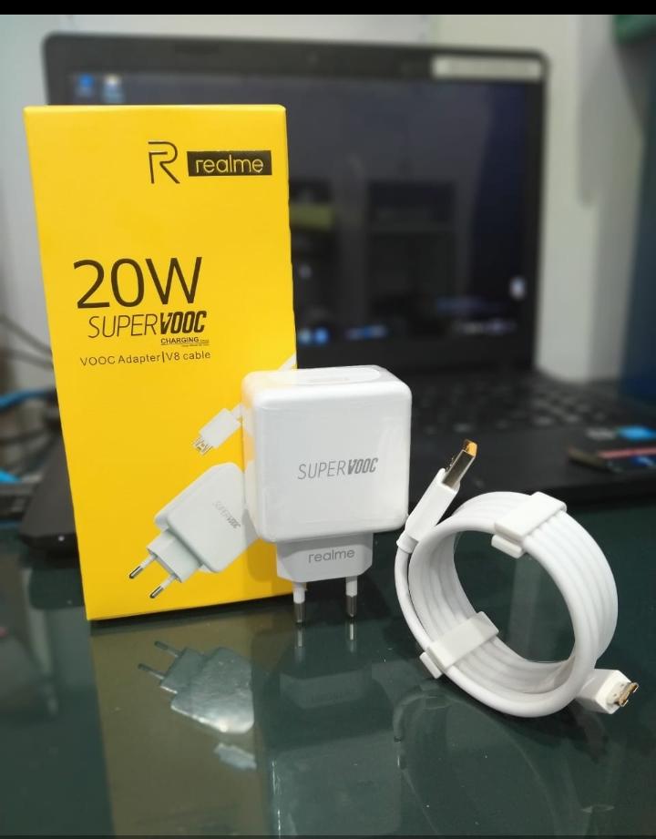 TRAVEL CHARGER SUPER VOOC REALME SEGEL BT MICRO